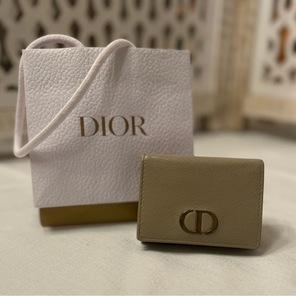 Dior Handbags - Dior Tan 30 Montaigne Wallet with CD Logo